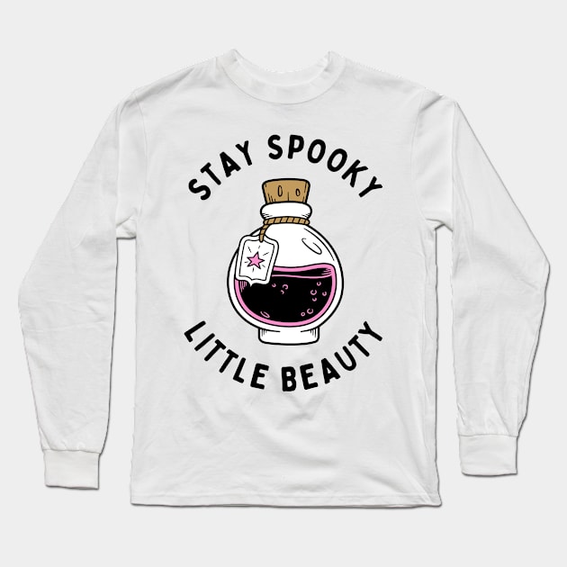 Stay Spooky, Little Beauty Long Sleeve T-Shirt by NostalgiaUltra